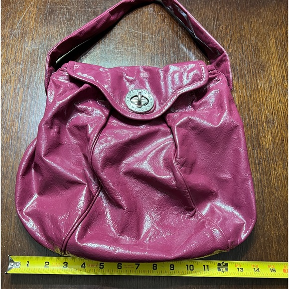 Marc by Marc Jacobs Shoulder Bag Purse Optional Chain Patent Leather Pink/Purple - Picture 14 of 16